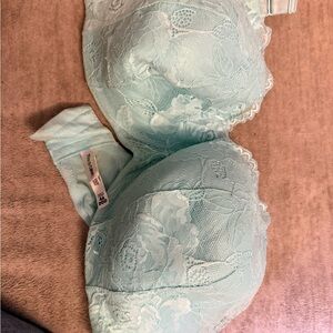 Maidenform Lace Underwire Bra - Light Blue